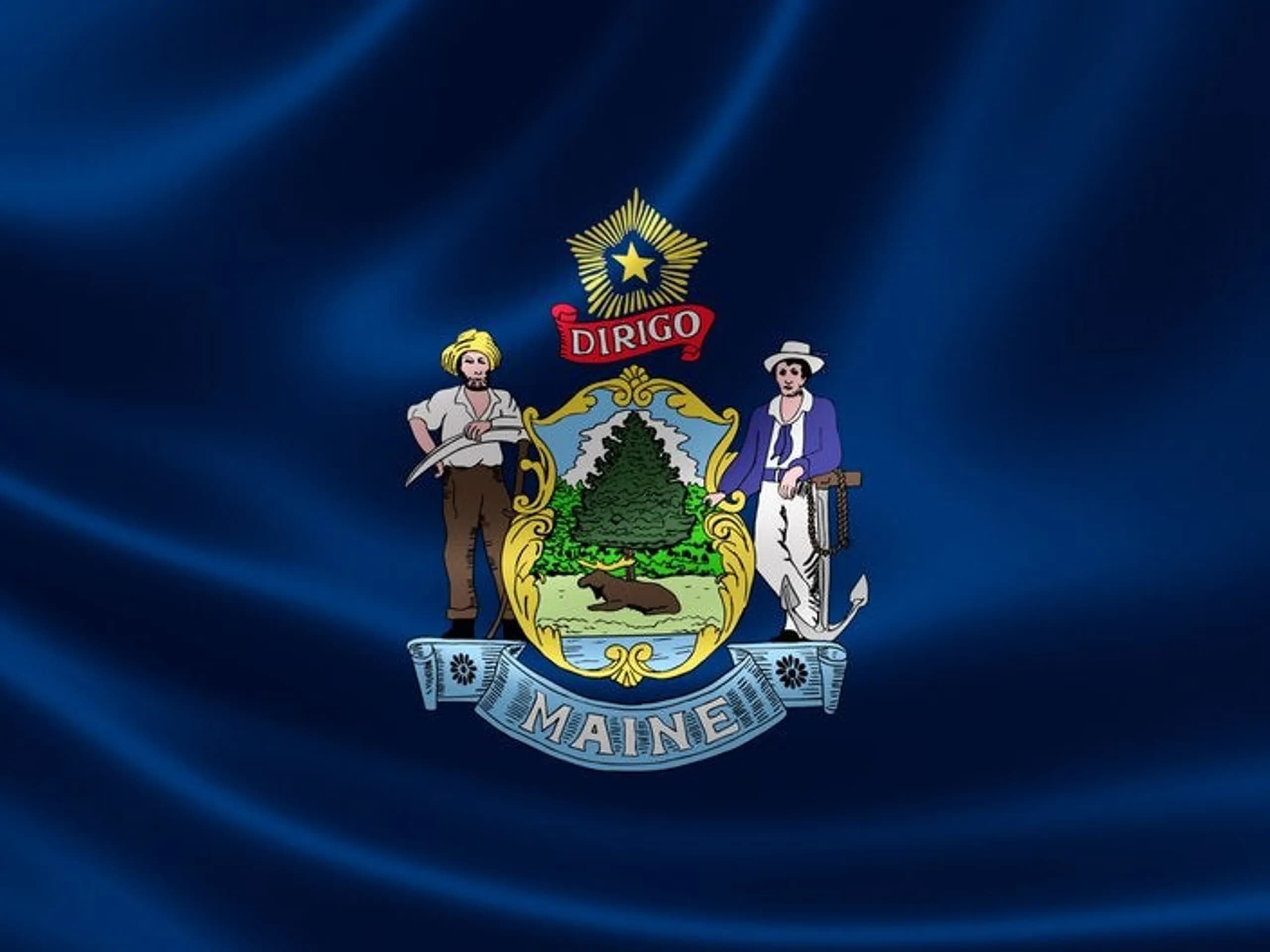 Maine flag